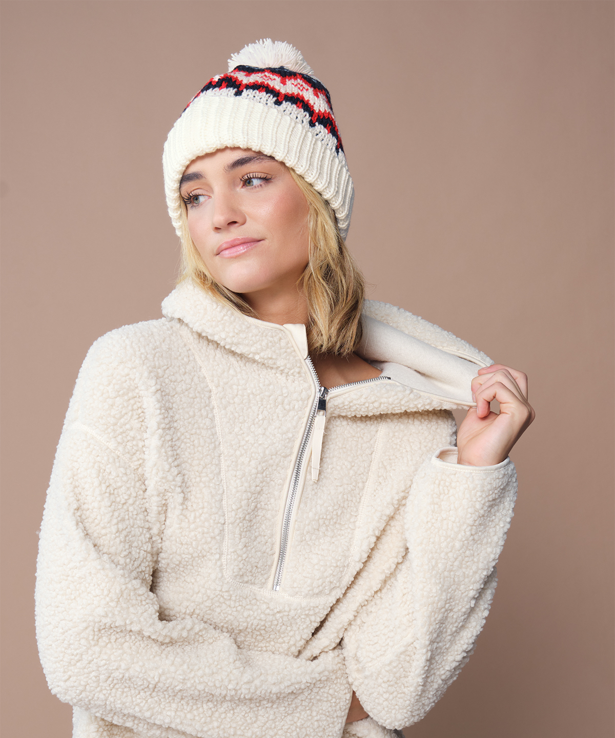 Retro ski beanie